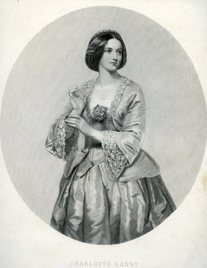 Detail of Charlotte Danby by Anonymous