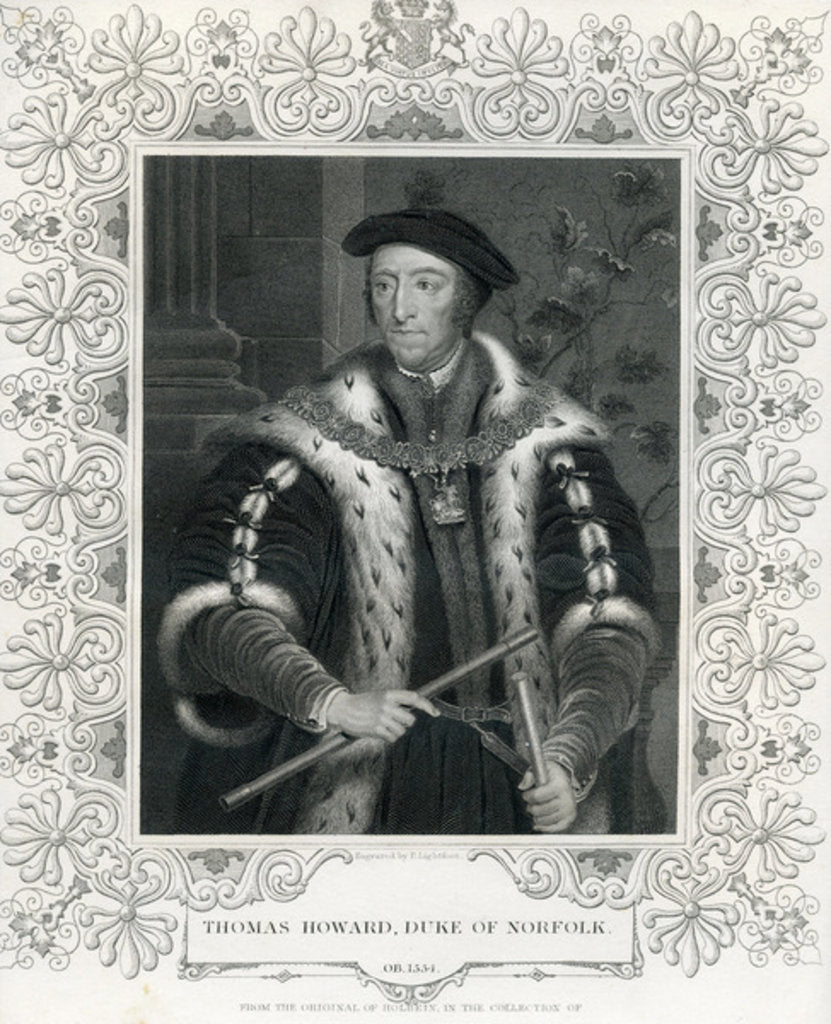 Detail of Thomas Howard 3rd Duke of Norfolk by English School
