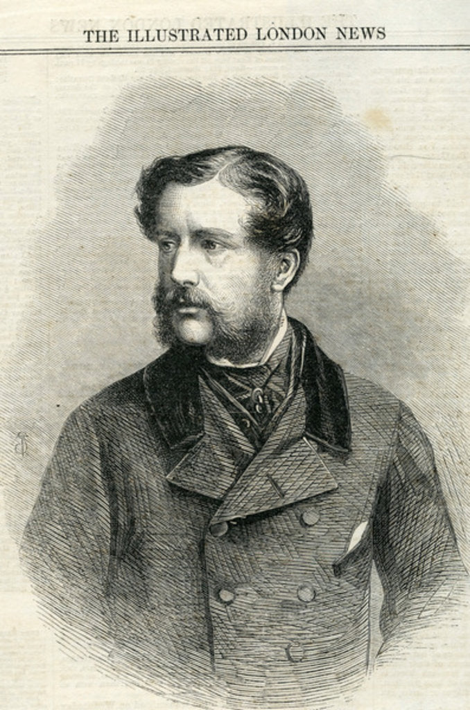 Detail of Major Charles Nasmyth from 'The illustrated London News' July 13th, 1861 by English School