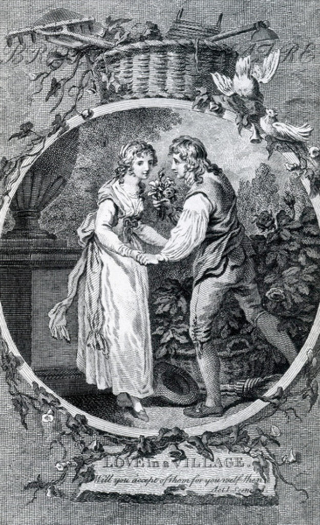 Detail of Love in a Village, 1791 by Francis Wheatley