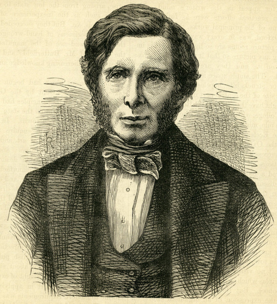 Detail of John Ruskin by English School