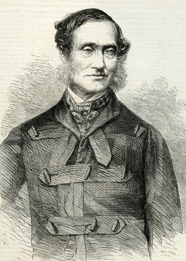 Detail of Rutherford Alcock from 'The Illustrated London news' 23rd July, 1864 by English School