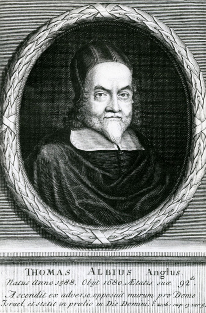 Detail of Portrait of Thomas Albius, 1713 by George Vertue