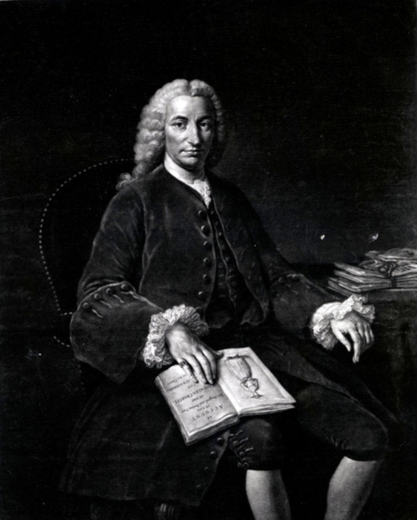 Detail of Robert Dingley, 1762 by William of Bath (after) Hoare