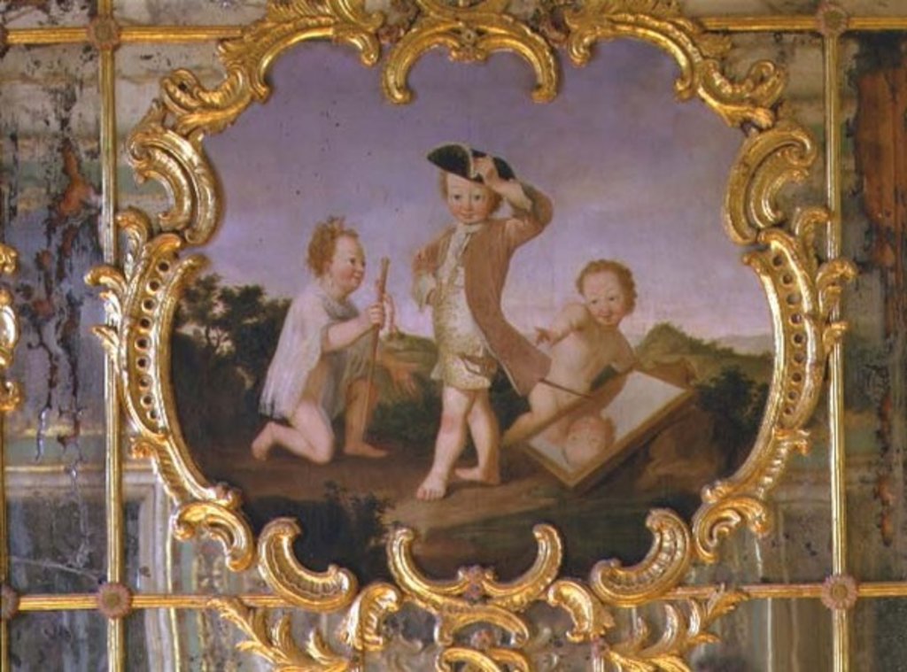 Detail of Children dressing up, 1774-86 by Portuguese School