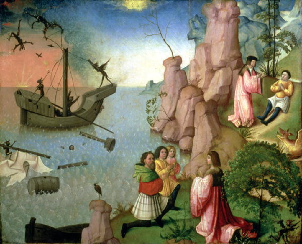 Detail of Shipwreck caused by Demons by Flemish School