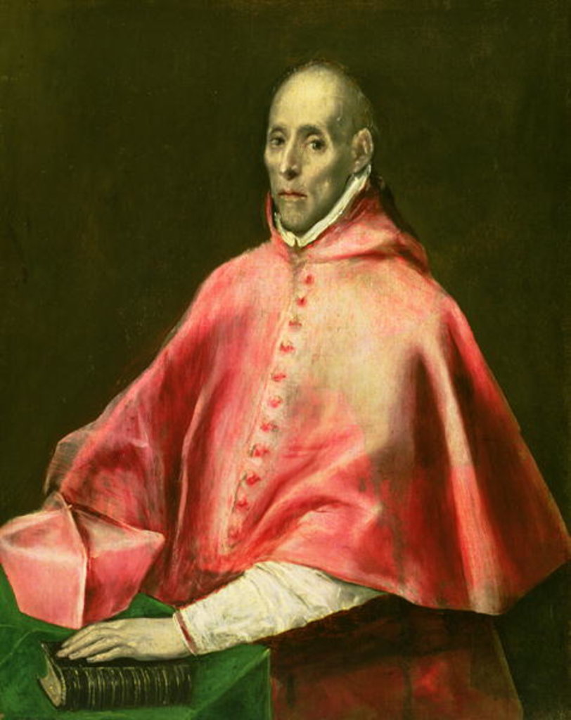Detail of Portrait of Cardinal Juan de Tavera by El (1541-1614) Greco