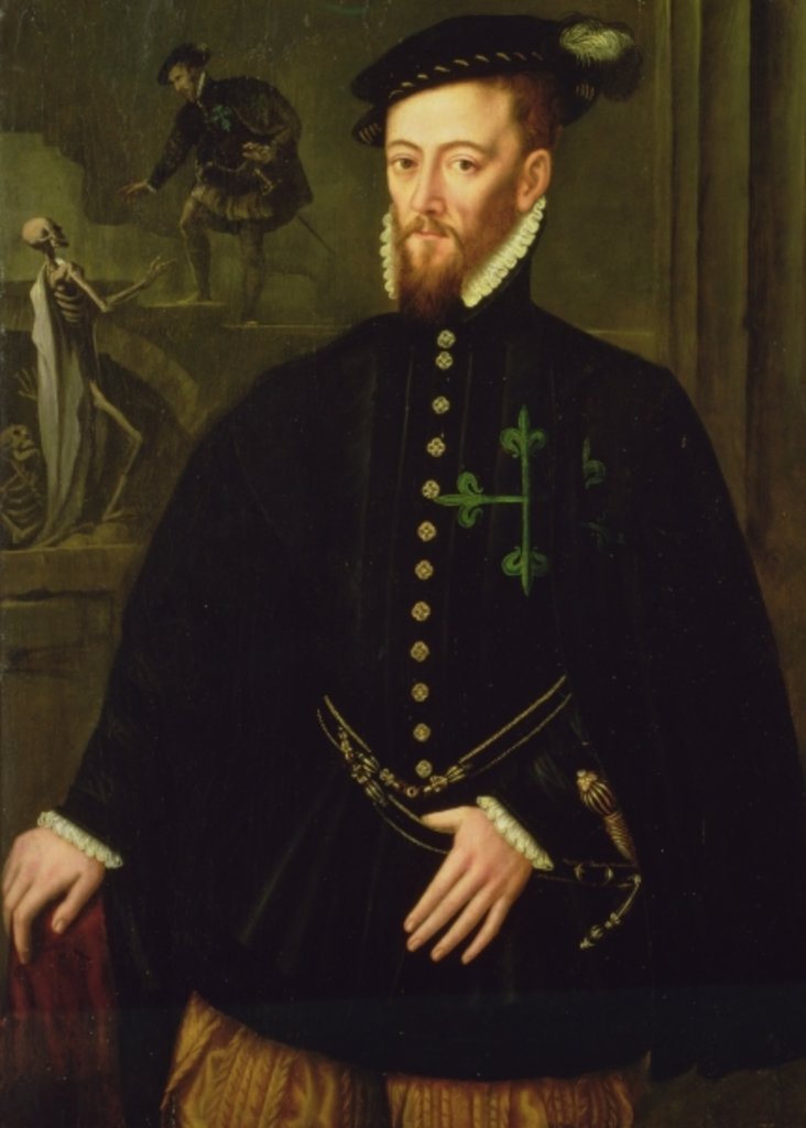 Detail of Marquis of las Navas, c.1559 by Anthonis van Dashorst (c.1519-1576/77) Mor