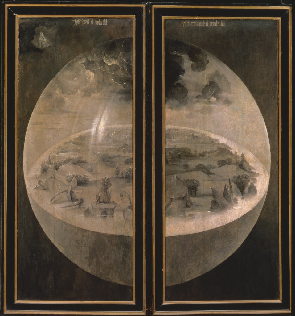 Detail of The Creation of the World from 'The Garden of Earthly Delights', 1490-1500 by Hieronymus Bosch