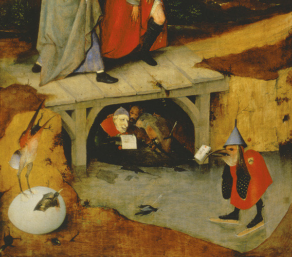 Detail of Detail from the central panel of Temptation of St. Anthony by Hieronymus Bosch