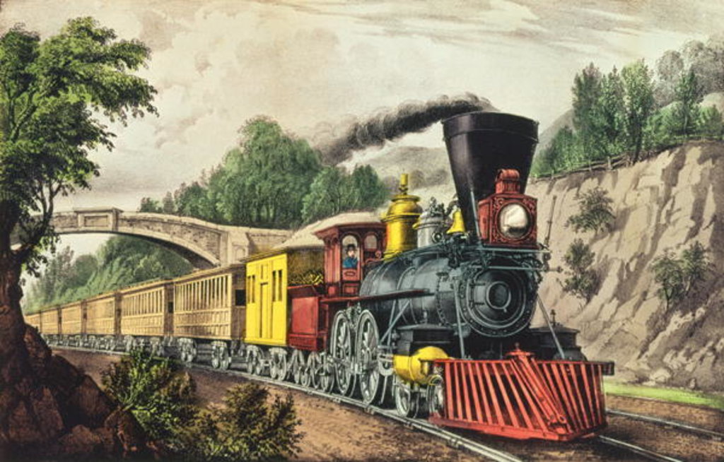 Detail of The Express Train by American School