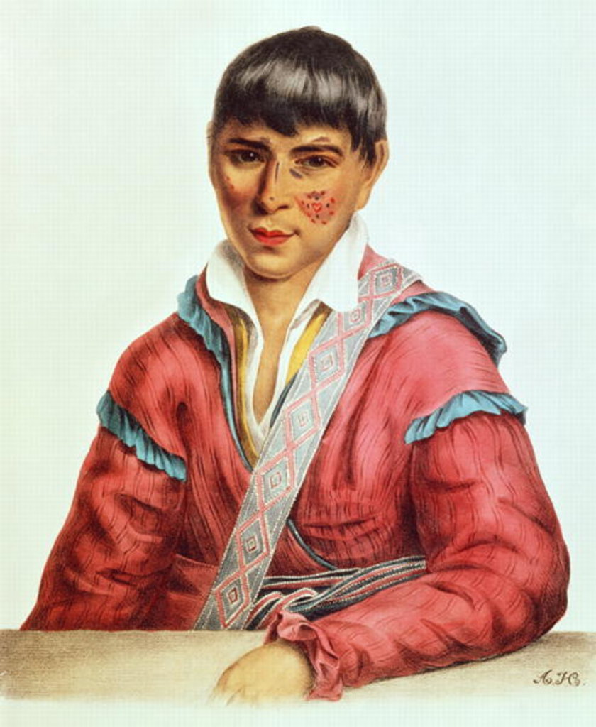 Detail of Paddy Carr, Creek Interpreter by American School