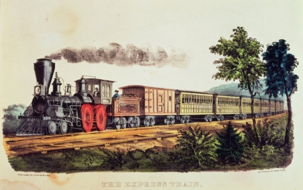 Detail of The Express Train by American School