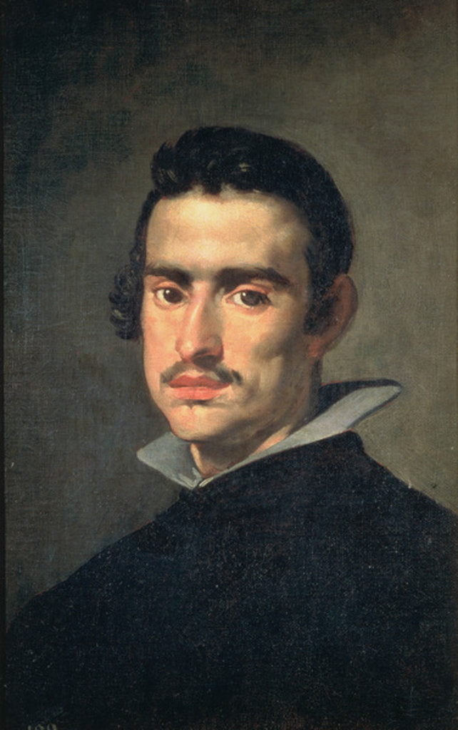 Detail of Portrait of a Young Man, 1623 by Diego Rodriguez de Silva y Velazquez