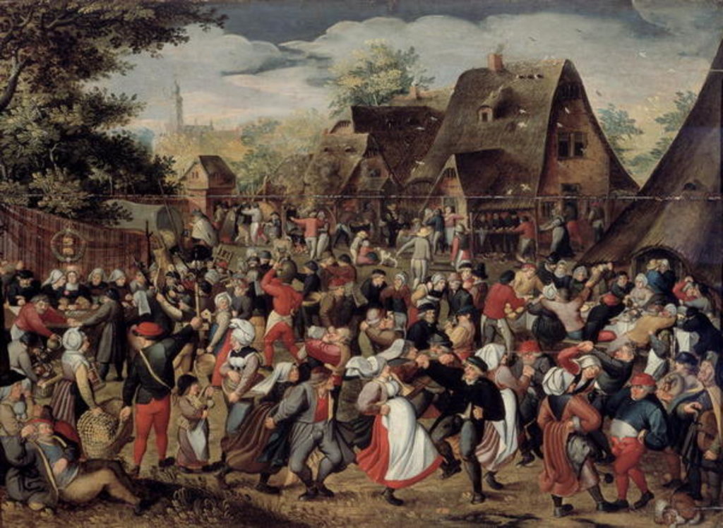 Detail of The Village Festival by Pieter the Younger Brueghel