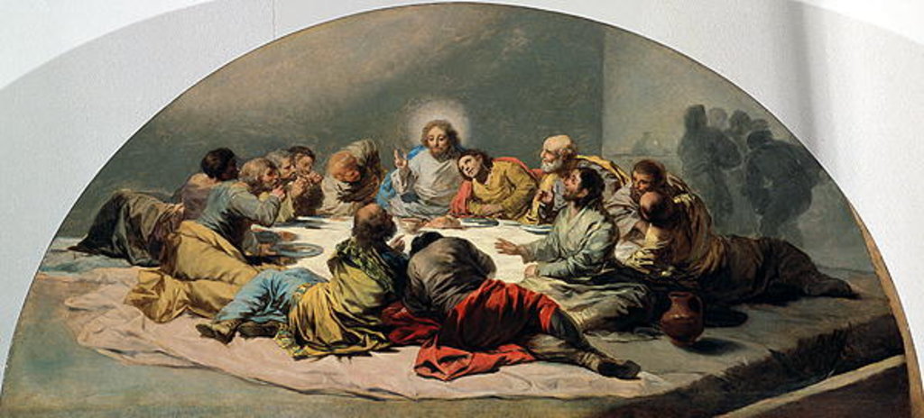 Detail of The Last Supper, 1796-97 by Francisco Jose de Goya y Lucientes
