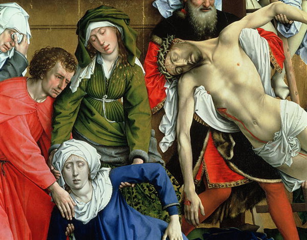 Detail of Descent from the Cross, 1435 by Rogier van der Weyden
