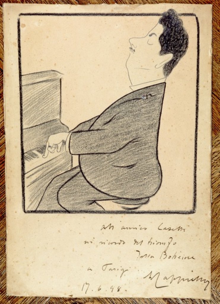 Detail of Caricature of Giacomo Puccini, 1898 by Leonetto Cappiello