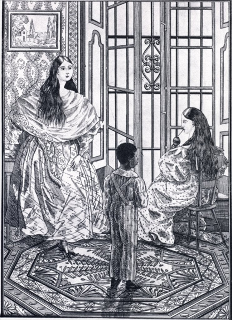 Detail of Drinking Mate in Buenos Aires, Argentina in 1833-34 by Argentinian School