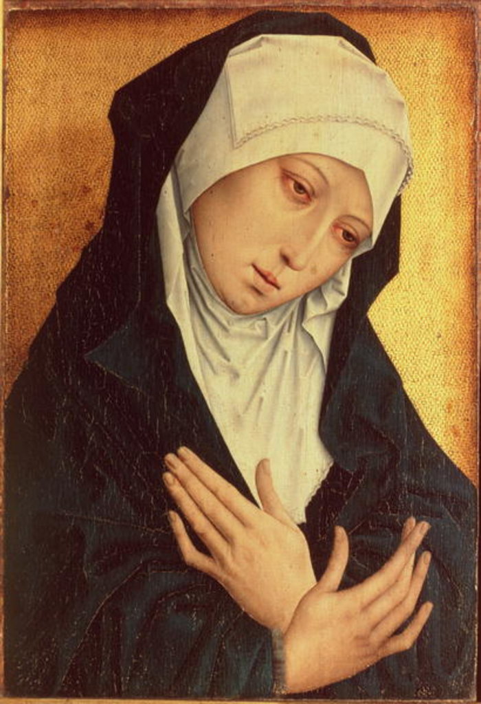 Detail of Mater Dolorosa by Rogier van der Weyden