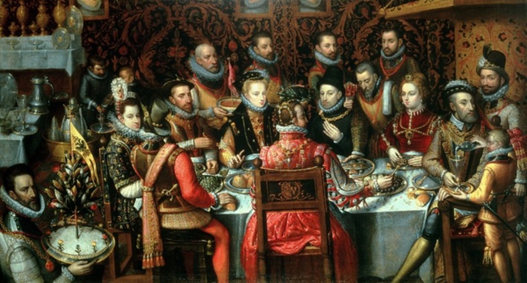 Detail of Le Banquet des Monarques, c.1579 by Alonso Sanchez Coello