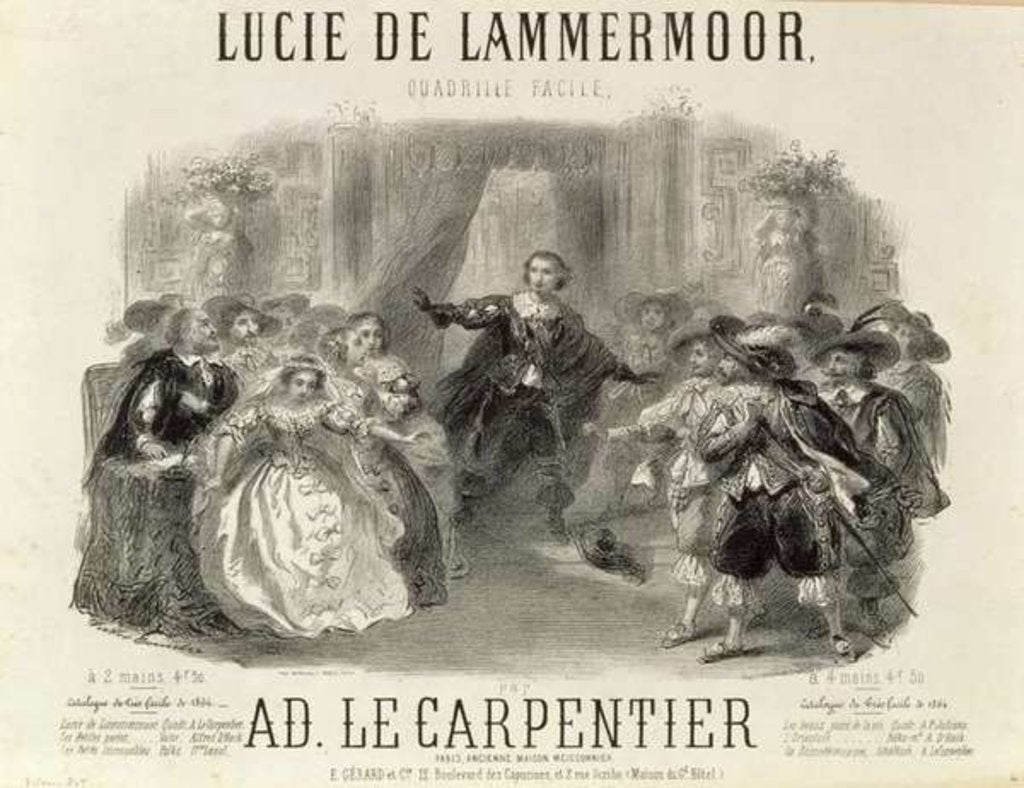 Detail of Lucia de Lammermoor by French School