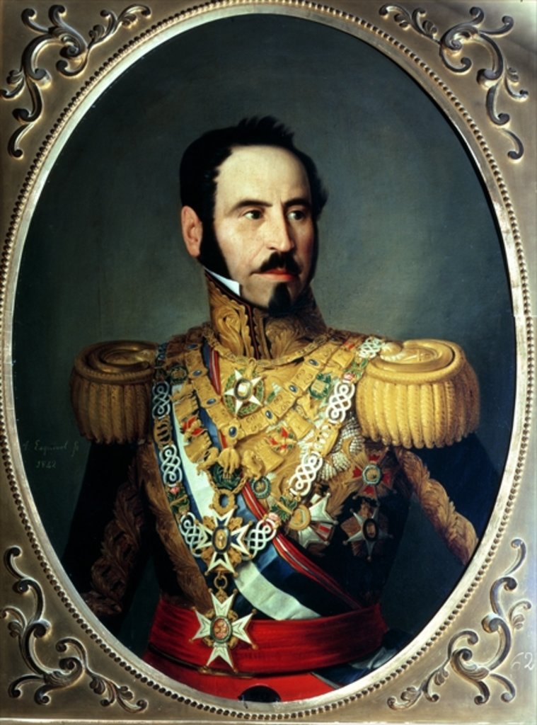 Detail of General Baldomero Espartero, 1842 by Antonio María Esquivel y Suárez de Urbina