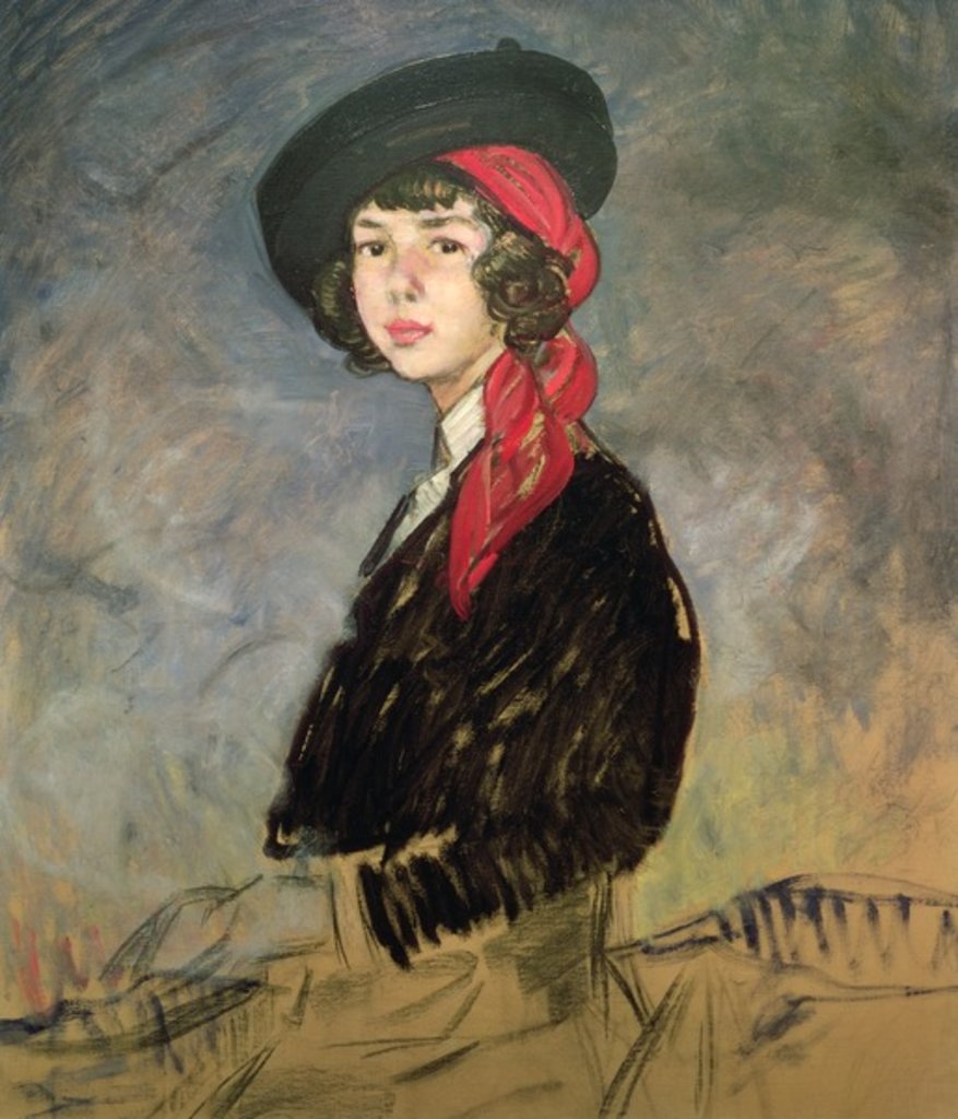 Detail of Sketch for a portrait of the Duchess of Alba, 1939 by Ignacio Zuloaga y Zabaleta