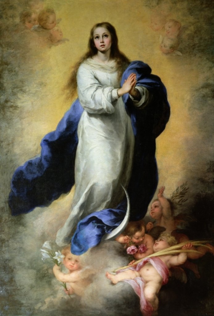Detail of The Immaculate Conception, 1660-65 by Bartolome Esteban Murillo
