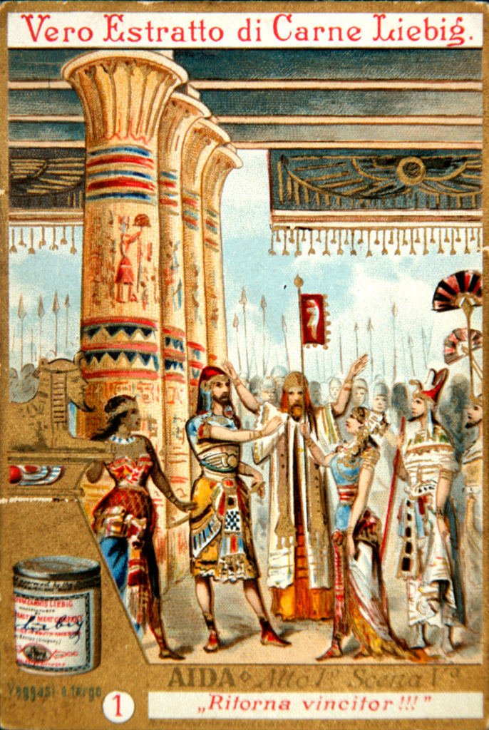 Detail of Scene from Act I, Scene v of the opera 'Aida', by Giuseppe Verdi by Anonymous