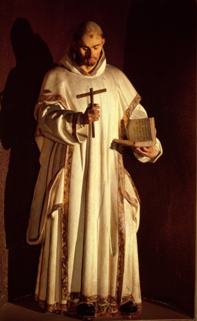 Detail of San Bruno by Gregorio Fernandez