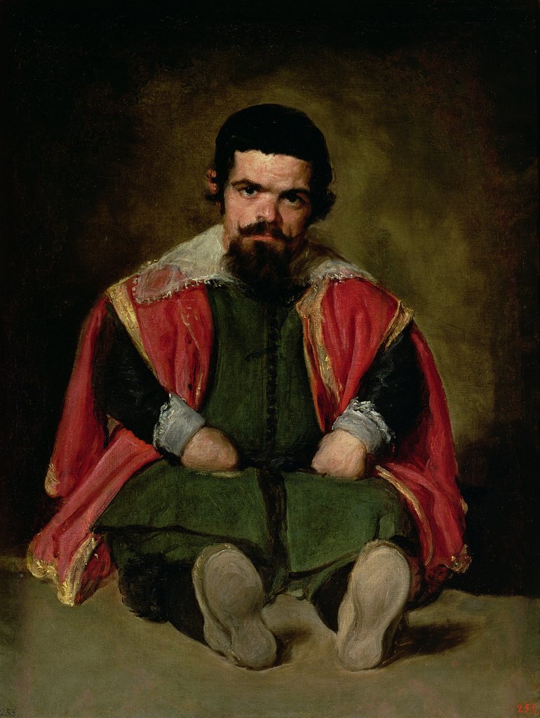 Detail of Don Sebastian de Morra, c.1643-44 by Diego Rodriguez de Silva y Velazquez