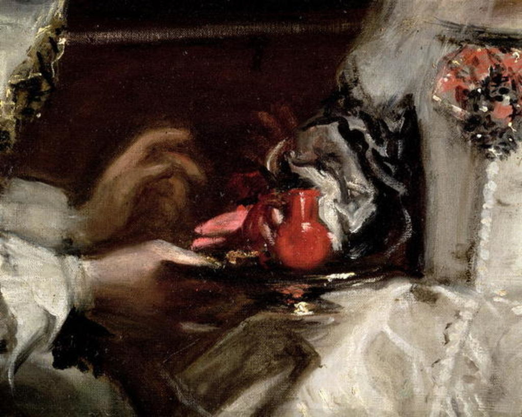 Detail of The Brooch of Infanta Margarita Maria by Diego Rodriguez de Silva y Velazquez