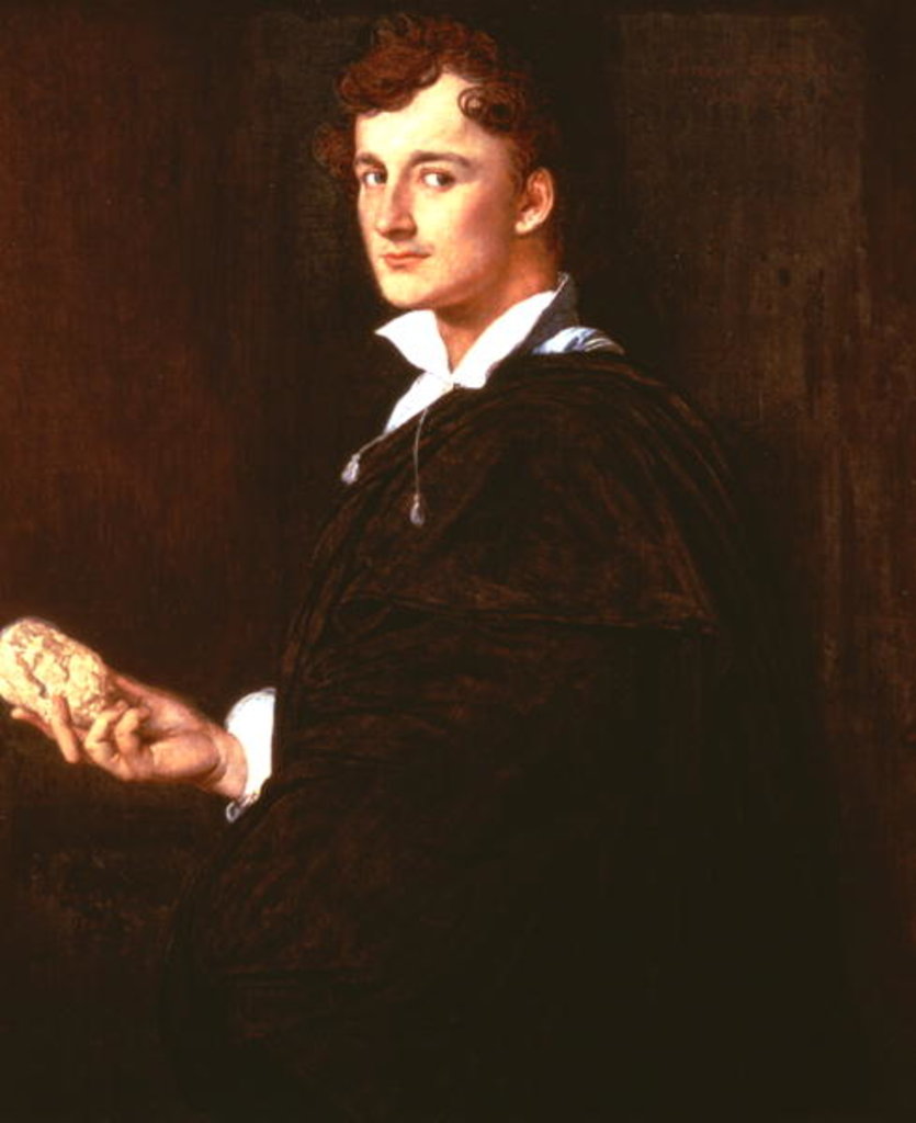 Detail of Lorenzo Bartolini, 1806 by Jean Auguste Dominique Ingres