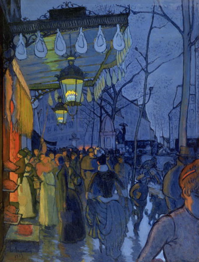 Detail of Street Scene, at Five in the Afternoon, 1887 by Louis Anquetin