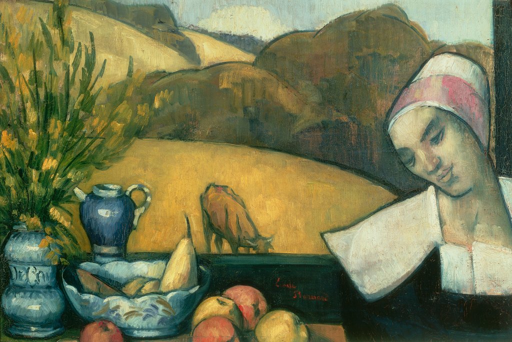 Detail of Pont-Aven by Emile Bernard