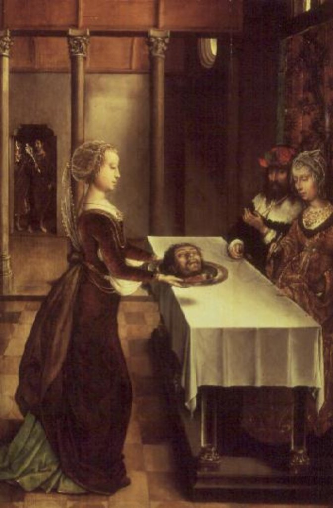 Detail of Salome by Juan de Flandes