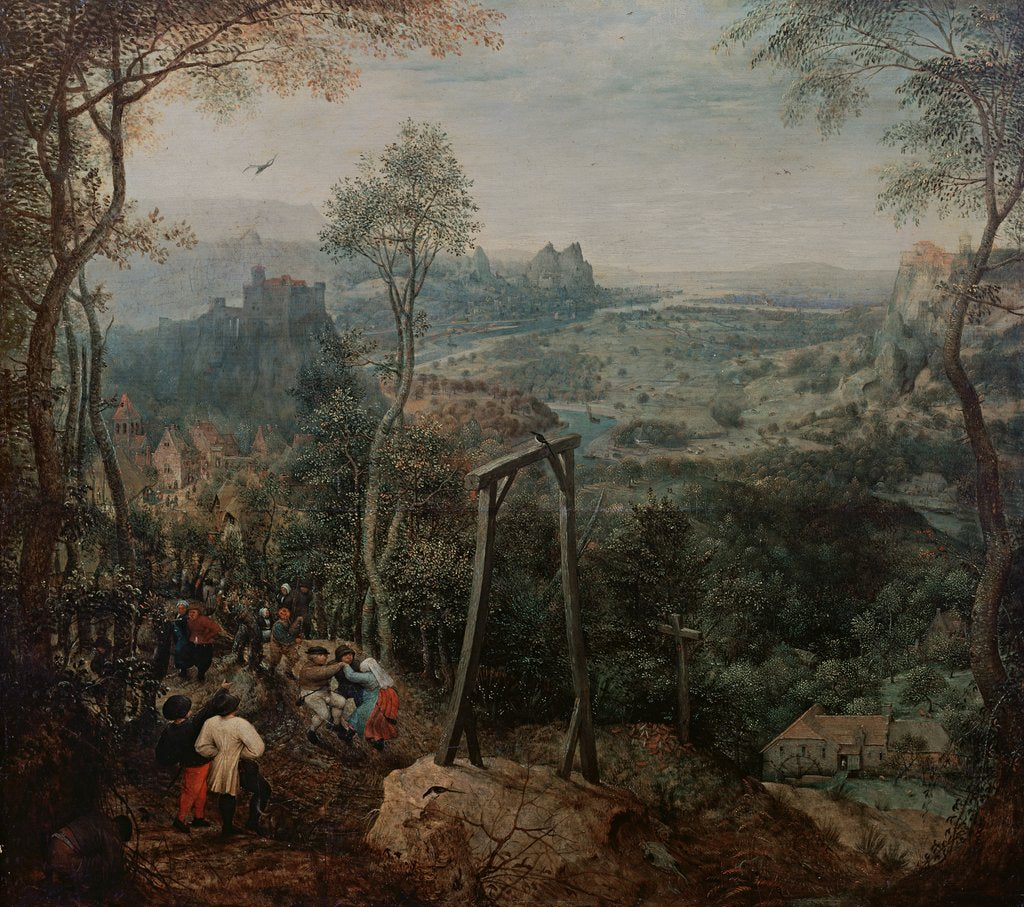 Detail of The Magpie on the Gallows, 1568 by Pieter the Elder Bruegel