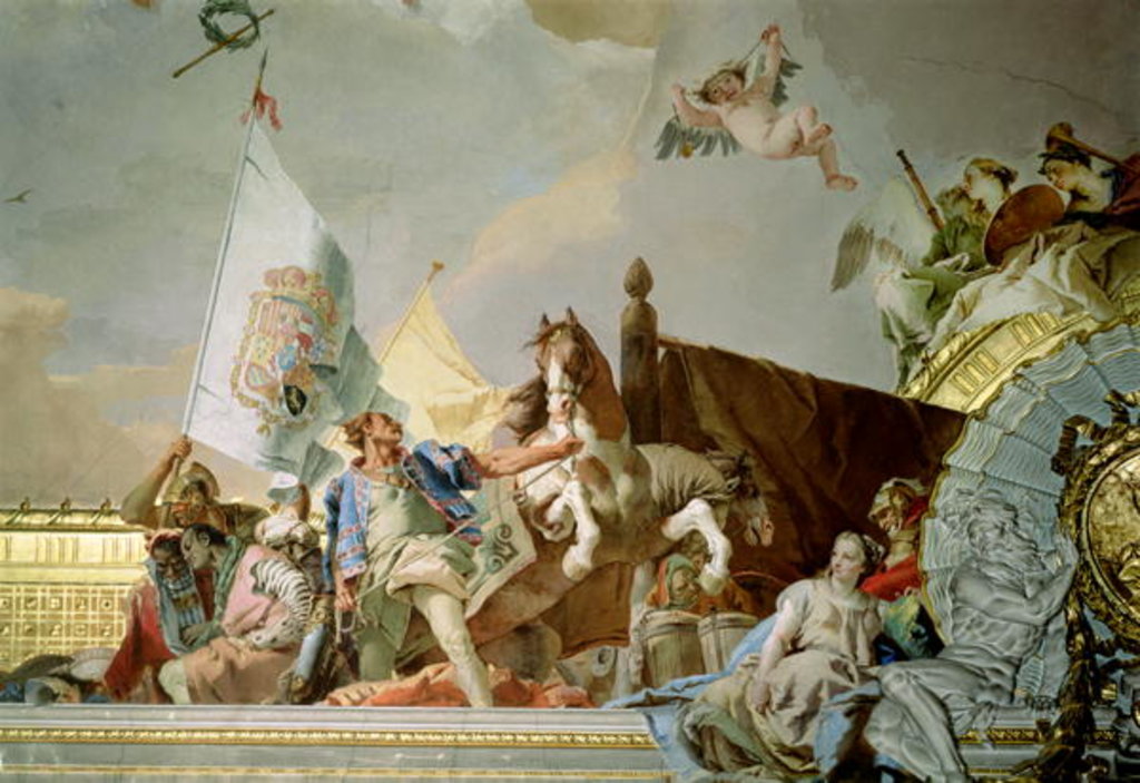 Detail of The Glory of Spain I by Giovanni Battista Tiepolo