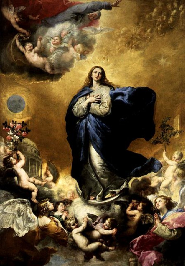 Detail of Immaculate Conception, 1635 by Jusepe de Ribera