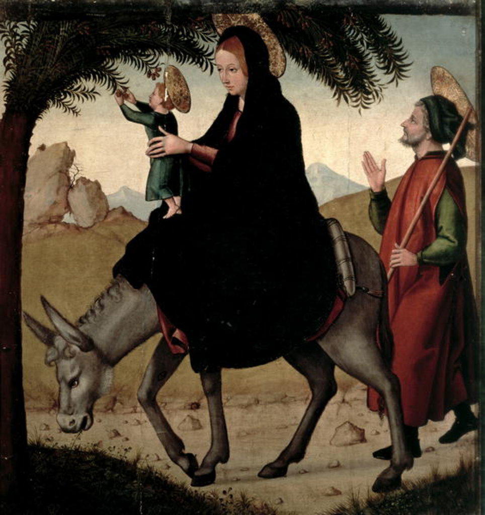 Detail of The Flight into Egypt by Juan de Borgona