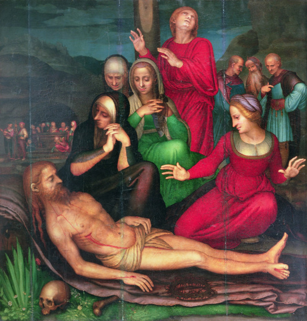 Detail of The Dead Christ, 16th century by Fernando Yanez de Almedina