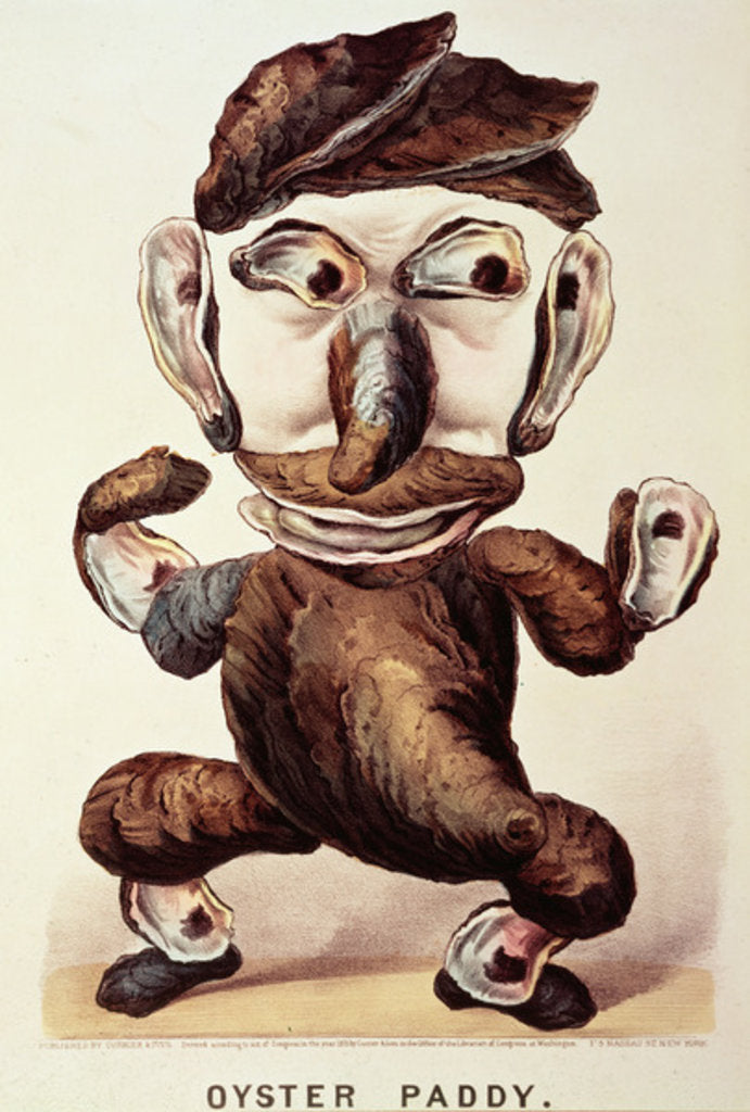 Detail of Oyster Paddy, pub. by Currier & Ives, 1875 by American School