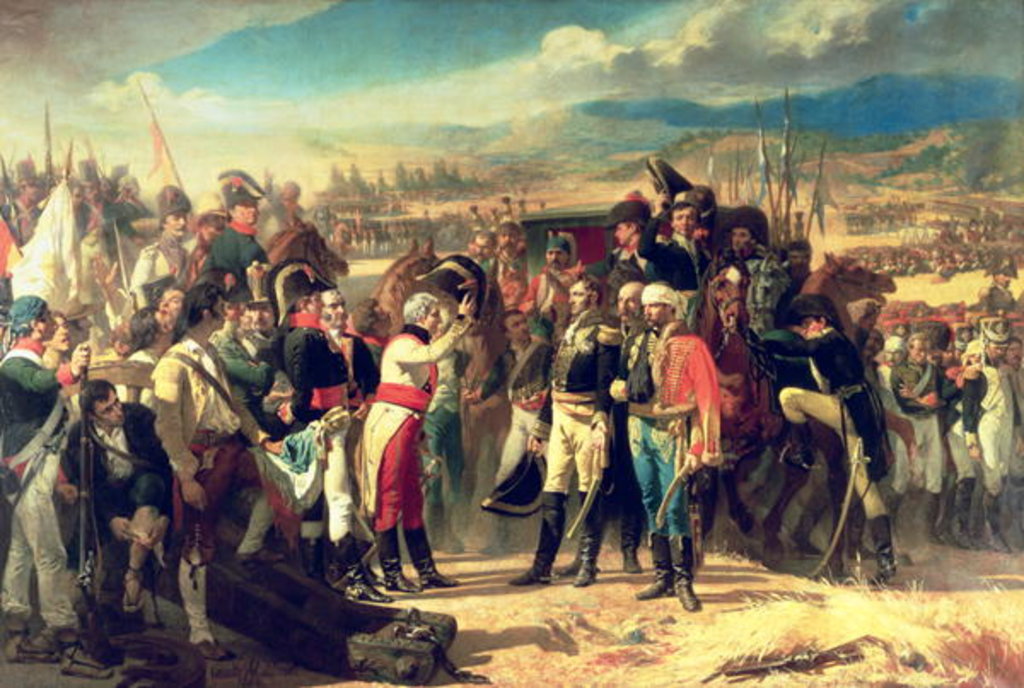 Detail of The Surrender of Bailen, 23rd July 1808 by Jose Casado del Alisal
