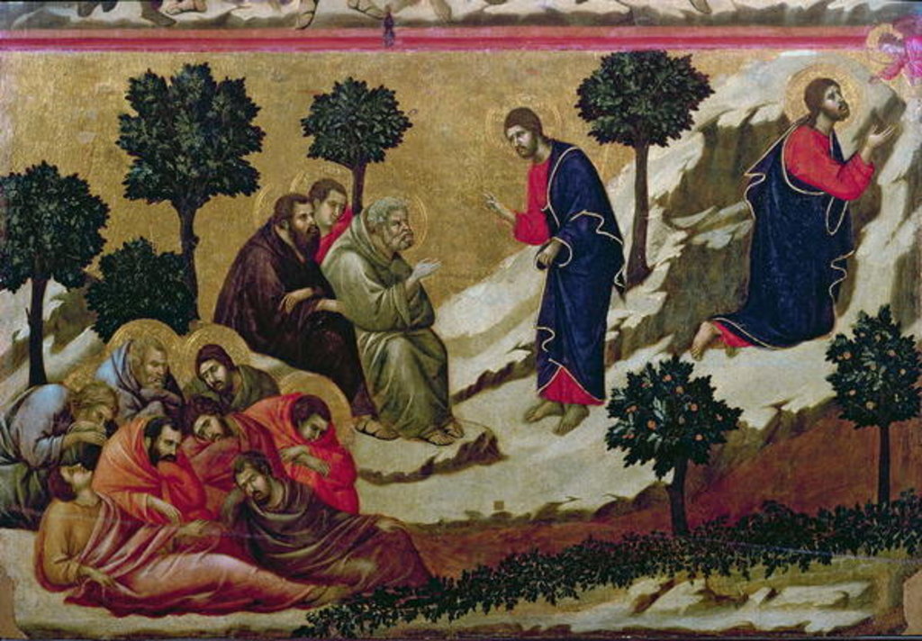 Detail of Maesta: Agony in the Garden of Gethsemane, 1308-11 by Duccio di Buoninsegna
