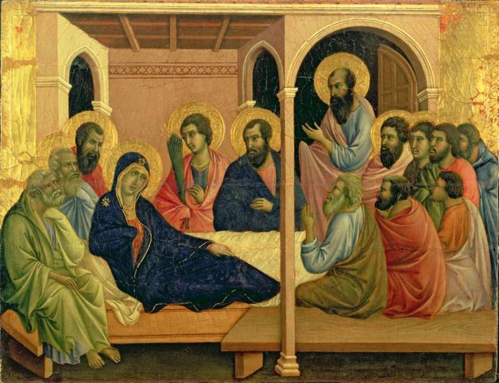 Detail of Maesta: The Virgin Taking Leave of the Disciples, 1308-11 by Duccio di Buoninsegna