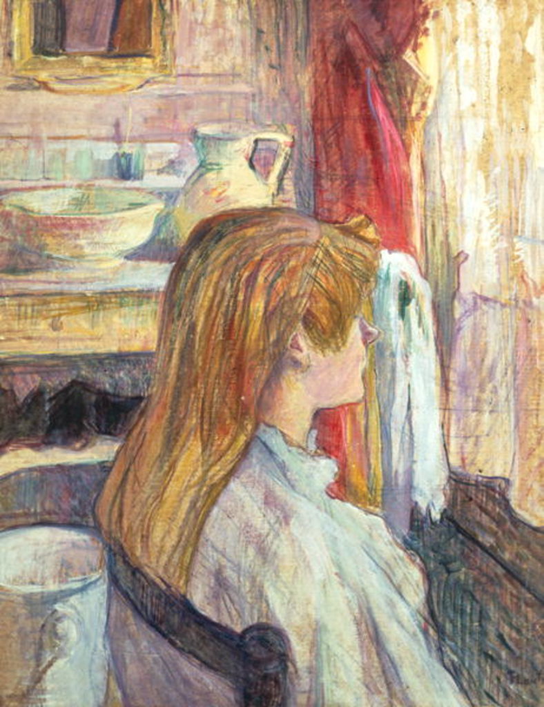 Detail of Woman at the Window, 1893 by Henri de Toulouse-Lautrec