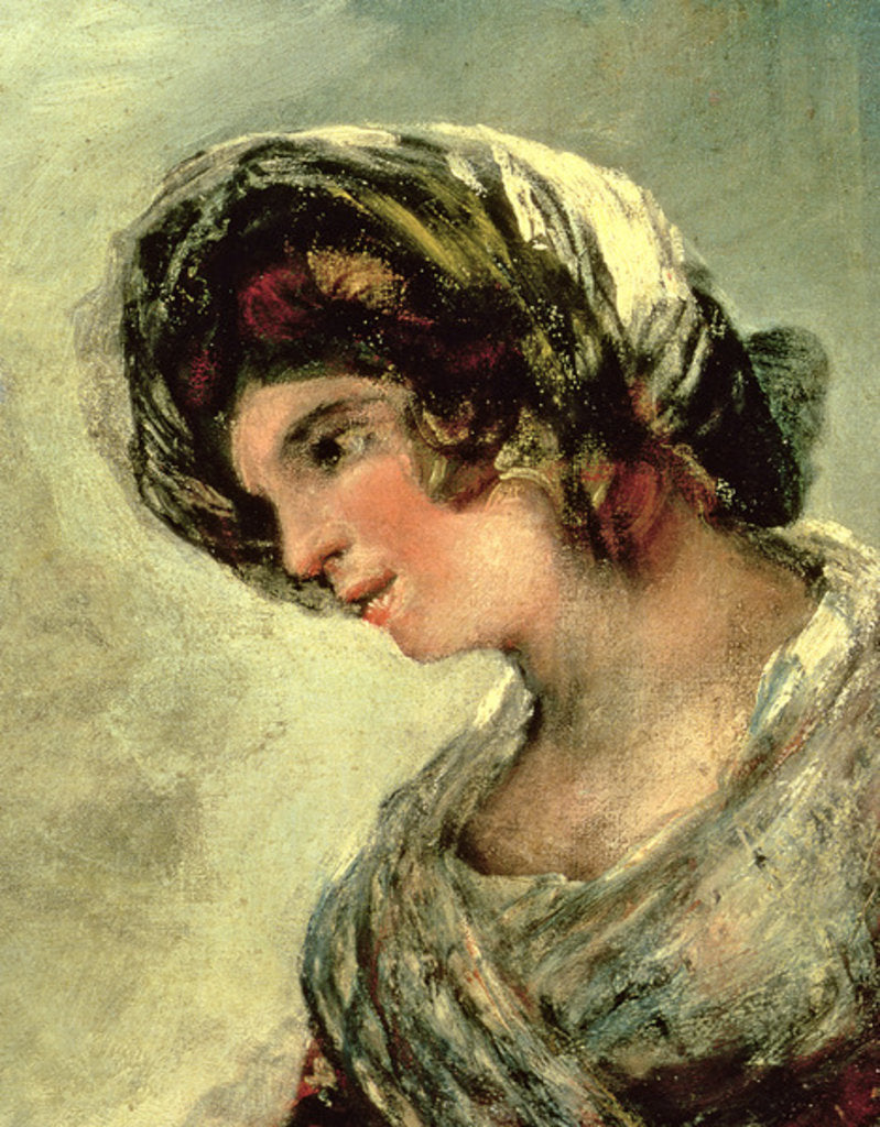 Detail of The Milkmaid of Bordeaux, c.1824 by Francisco Jose de Goya y Lucientes