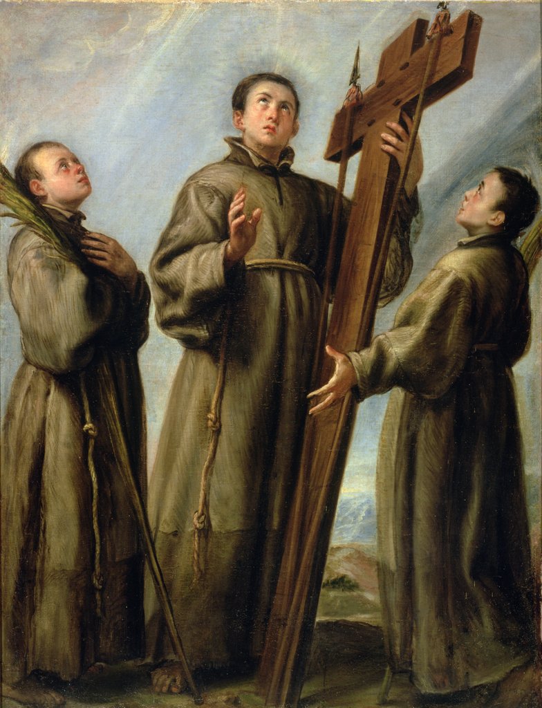 Detail of The Franciscan Martyrs in Japan by Don Juan Carreno de Miranda