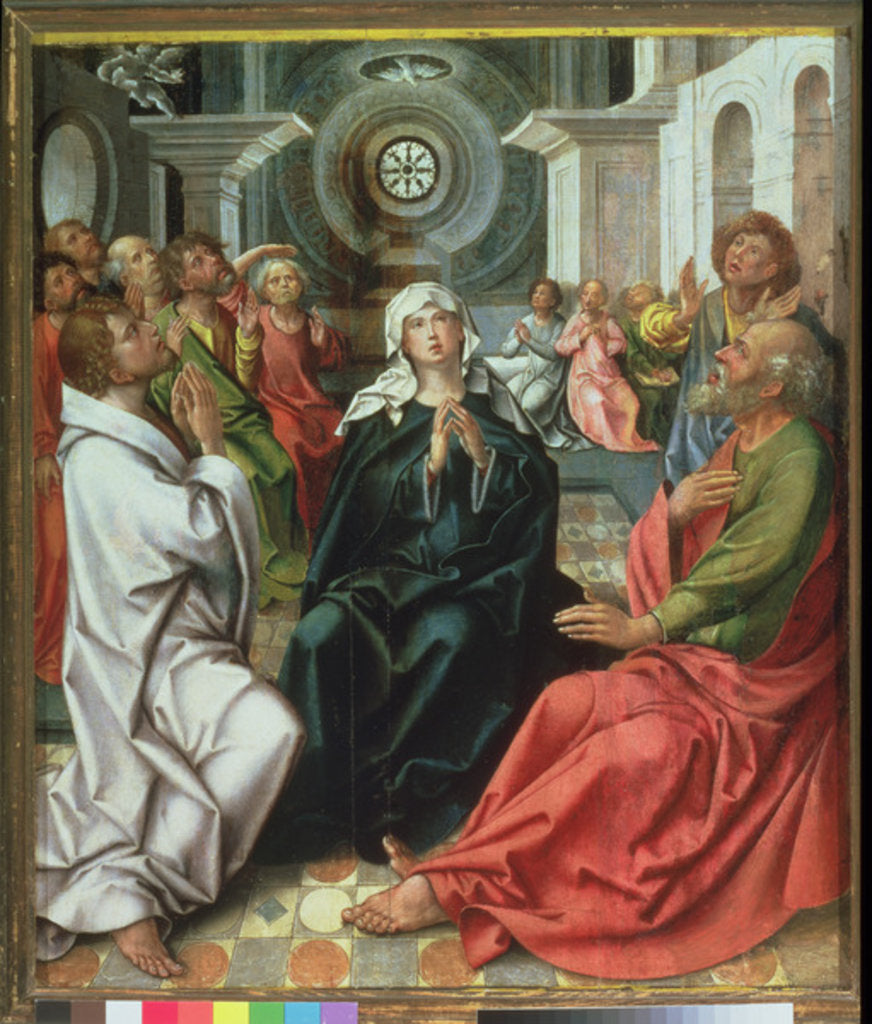 Detail of Pentecost by Pieter Coecke van Aelst